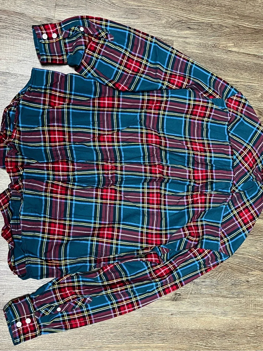 J.Crew women’s size medium flannel Blue & Red Plaid Button-Up Shirt